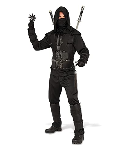 Costume de ninja foncé Rubie's pour homme : le déguisement idéal pour vos soirées à thème