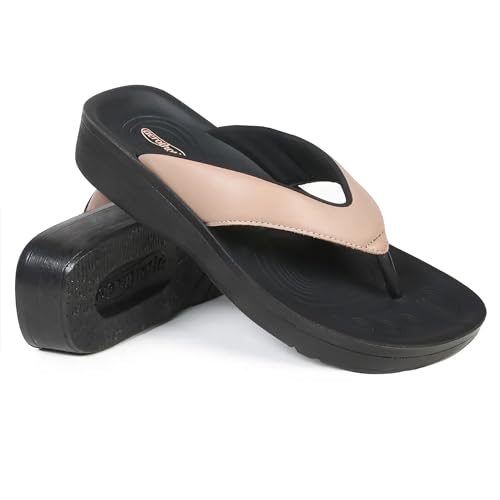 Image of AEROTHOTIC Original Orthotic Comfort Thong Style Flip Flops Sandals for Women with Arch Support for Comfortable Walk