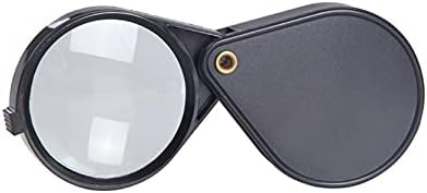 Lupa de bolsillo 5X 10X 15X Triple Plegable Lupa Joyería Ojo para piedras preciosas Moneda Sello de lectura