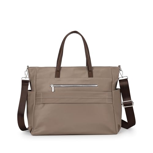 Image of Fastrack Nylon Edge Laptop Tote | Laptop Bag for Women & Men | Dual Carry Options | Fits 15 inch Laptop | Nylon Material