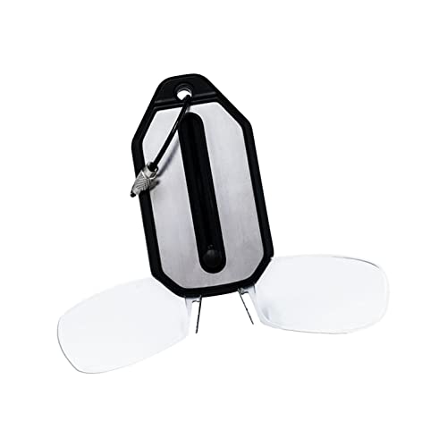 T.O.G. Keychain Case and Readers Accessory On Nose Readers and Case Clear White,+150 Health & Beauty | Vision Care | Reading Glasses