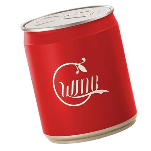 Poubelle amusante en forme de canette avec couvercle à pression pour cuisine, chambre à coucher, bureau, organisation des déchets essentiels