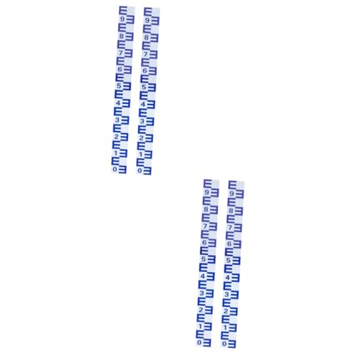 Autocollant de niveau d'eau réfléchissant Hohopeti pour mesure précise de piscine et étang x2