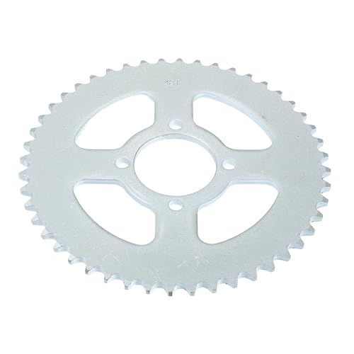 Hihaha Piñón de Cadena de Motocicleta de 420 Pasos Y 48 Dientes/Trasero / 52mm / 1 Unidad
