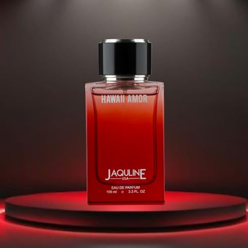 Image of JAQULINE USA Hawaii Amor Eau De Parfum | Unisex Perfume | Long Lasting Fragrance | Citrus, Flowery, Musky Notes | Fresh & Elegant Scent | 100ml