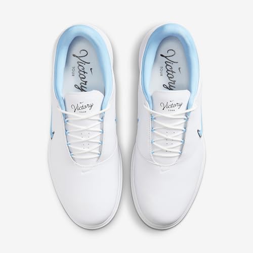 Nike Victory Tour 4 Golf Shoes (FZ4155-101, White/Photon Dust/Psychic Blue/Black)4