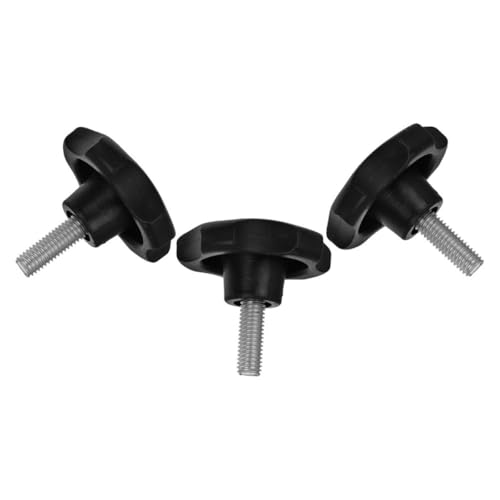 Base de Sombrilla de Patio negra de metal y plástico de 3 piezas