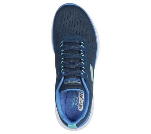 Skechers Damen Flex Appeal 5.0 New PathSneaker, Marineblauer Netzbesatz, 37 EU – Ansicht 4