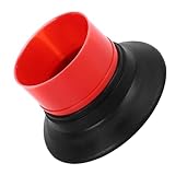 NSXAYIWE Bass Drum Enhancer, Adjustable ABS Drum Bass Effect Amplifier with Port Hole Protector for Professional and Amateur Drummers (WP07 Red)