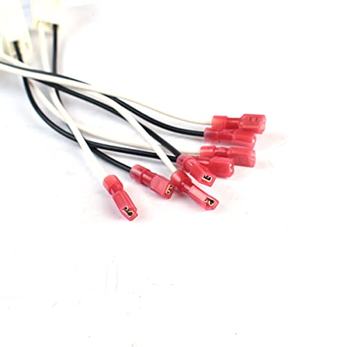 GZZTORES 4 Pack Speaker Harness for Jeep Dodge Chrysler Models Front Rear Door Speaker Wiring Harness Adapter 72-6514 - Door Speaker Replacement Speaker Wire Harness