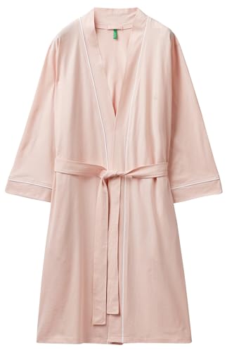 United Colors of Benetton Bata 6g2p1c008 Albornoz, Blanco Crema 901, S para Mujer