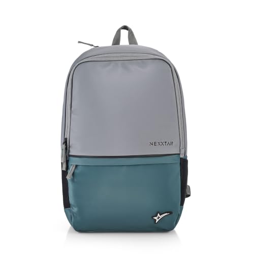Image of Premium Dual-Tone Casual Backpack for Office and College | 1 Compartment, 2 Storage Pockets and Bottle Holder | Polyester Fabric with 16 Litres Capacity