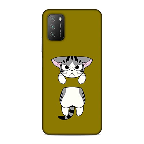 Image of Printed Mobile Back Hard Case Cover for Xiaomi Poco M3 | Angry Baby cat, Cute cat,-2178