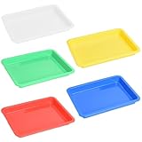 Plateau d'activités pour tout-petits : le design simple de ce plateau en plastique polyvalent est parfait pour la maison, l'école et la salle de classe. organisateur de plateau
