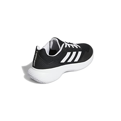 Adidas GameCourt 2 W, Zapatillas de Tenis Mujer, NEGBÁS/FTWBLA/FTWBLA, 38 2/3 EU
