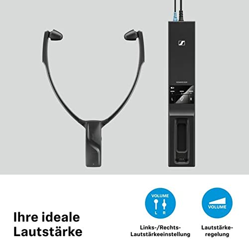Der kabellose, digitale TVKopfhörer RS 5200 von Sennheiser,Kristallklarer Sound, drei