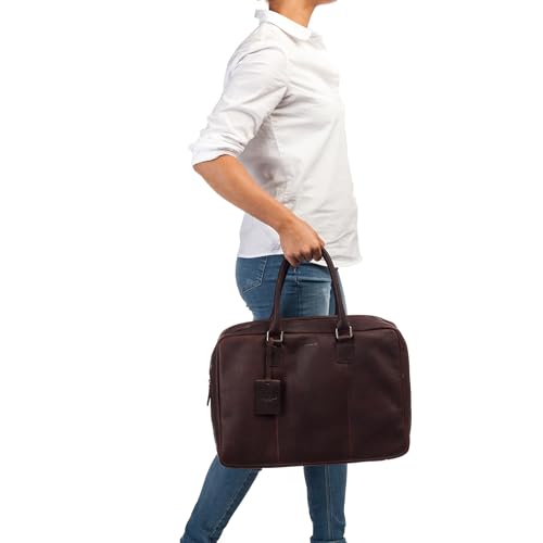 Sac ordinateur 15,6'' double compartiment avec sangle amovible Burkely