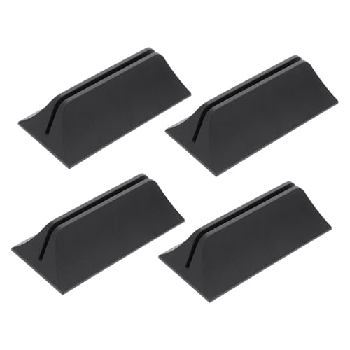 OFFSCH 4個可動式デスクパーティションクリップ 黒色 デスクサポートブラケット オフィスや家用間仕切り器具 プライバシースクリーンホルダー 便利なデスク周りグッズ