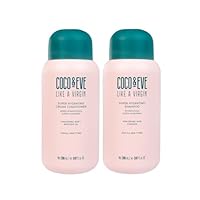 Coco & Eve Like a Virgin Shampoo & Conditioner Bundle Set - Natural, Sulfate free Hair Care with Argan Oil, Coconut and Avocado Oil | For Dry Damaged, Color Treated Hair | Anti Frizz (8.4 fl oz each)