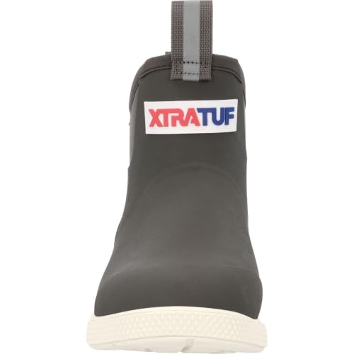 Image of XTRATUF 6 inch Women's Ankle Deck Boot Sport - 30% Lighter, 100% Waterproof Rubber Fishing Footwear - Non-Marking, SRC-Rated Slip-Resistant Outsole - Moisture-Wicking Liner
