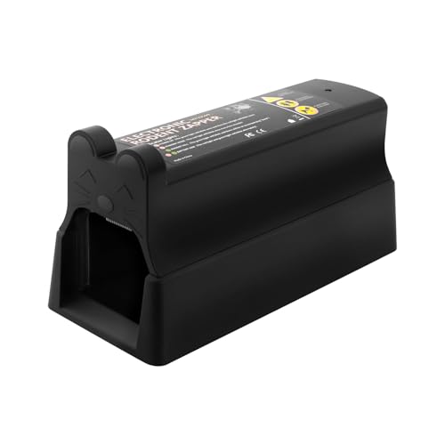 Trampa eléctrica para ratones, 7000 V, reutilizable, con luz LED, trampa para ratones, trampa oculta, trampa para ratas, trampas para eliminar ratones, hámsters