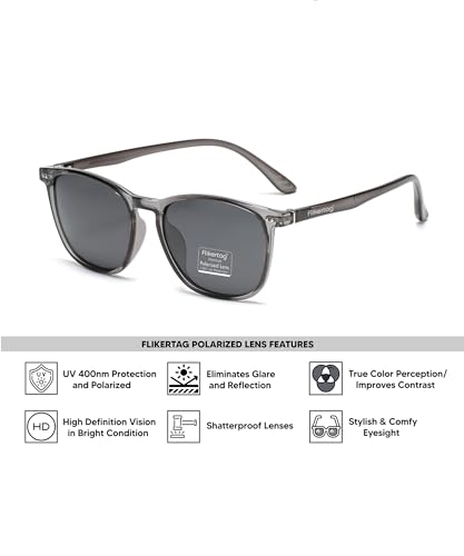 Image of Premium and Stylish Polarized Sunglasses for Men and Women | 100% UV400 Protection Glasses | Standard Size