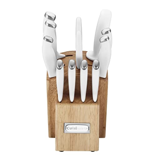 Cusinart Block Knife Set, 12pc Cutlery Knife Set with Steel Blades for Precise Cutting, Lightweight, Stainless Steel, Durable & Dishwasher Safe, C77SSW-12P - Image 4