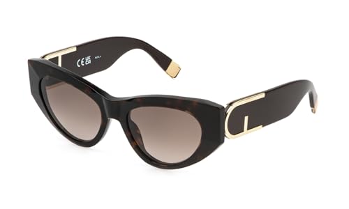 Furla, SUNGLASSES, SFU881-54-04BL, DARK HAVANA, Female