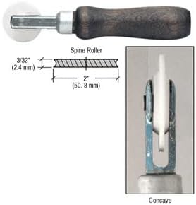 CRL 3/32" Single Concave Edge Nylon Wheel Spline Roller - 27K6N