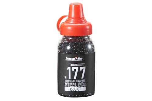 Lancer Tactical 4.5mm / .177 Cal Steel BBS - Anodize Steel Black Finish (1500 Count) by Lancer Tactical - Image 2