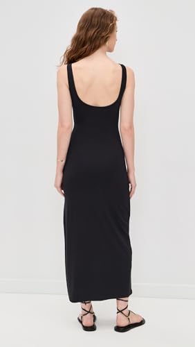 Image of L*Space Camille Dress for Women, Fitted Ribbed Maxi, Ankle Length, Sleeveless Scoop Neck, Side Slit & Waist Cutouts
