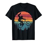 Retro Vintage Bigfoot Mountain Bike Funny Sasquatch Biking T-Shirt