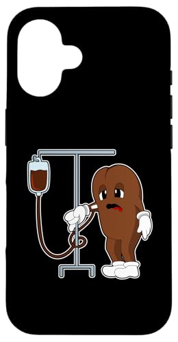 面白い コーヒー豆 コーヒー スマホケース iPhone 16 用