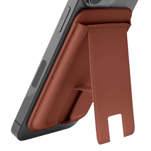 Cartera con soporte para teléfono, tarjetero magnético para soporte de de teléfono, accesorios móviles portátiles para escritorio de crédito, viajes, hombres, gimnasio, compras, correr