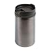 BSSTORE - Tazza termica, Thermos Mug (300ml) in acciaio inox, fondo antiscivolo con interno e tappo in plastica - Riutilizzabile per Caffè, Tè, Auto, Campeggio (Acciaio)