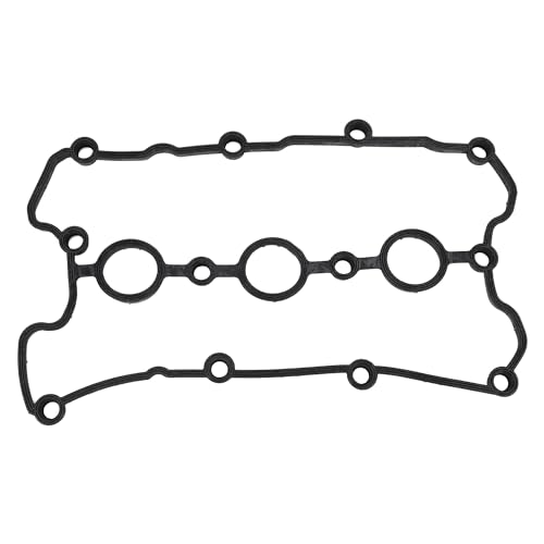 INFINAUTO Guarnizione Coperchio Valvole, Guarnizione Coperchio Testata Valvole con Guarnizione Collettore Aspirazione No.06E103484P per A4 Quattro Base 3.2L V6-Gas 2009 Nero 1 pz