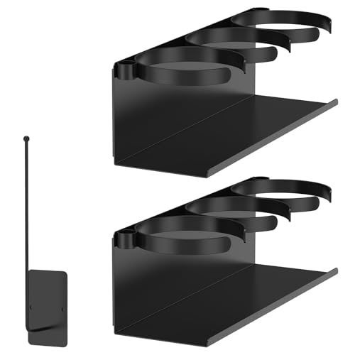 ZLHETWT Storage Rack, Magnetic Cup Holder, Tumbler Rack, Refrigerator Storage Rack Magnetic Shelf Space Saving Relocatable Refrigerator With Lid Holder for Kitchen Fridge (style B)