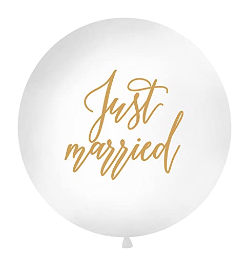 Yesido.cloud Ballon Géant Just Married 1 MT