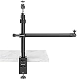 🏆【Breite Kompatibilität】 Das MIDEN-Tischstativ tripod hat eine 1/4 Zoll-Schraube und einen zusätzlichen um 360 ° drehbaren Kugelkopf, der perfekt mit Smartphone-Klemme (einschließlich), Mikrofonen, LED-Licht, Ringlicht.
