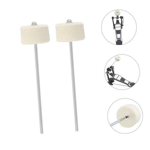 Set 2 Pedales Single Kick para Batería con Maza de Fieltro miniatura 3