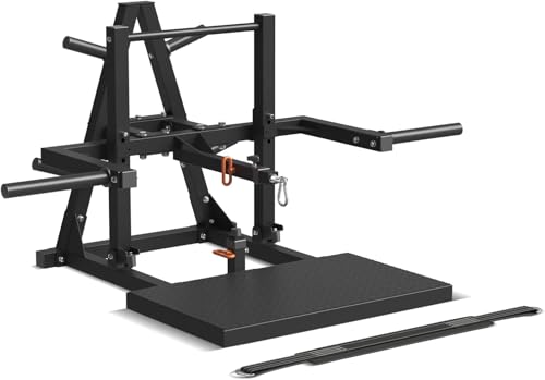Image of Mikolo Belt Squat Machine, Leg Press Machine, Squat Machine with Weightlifting Belf for Home Gym, 11 Gauge Steel, 1000 lb Capacity