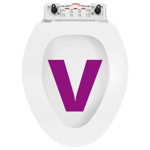 vidaXL Toilettensitz mit Absenkautomatik Softclose Quick-Release-Design Toilettendeckel WC Sitz Deckel Klodeckel Toilettenbrille Klobrille Wei&szlig;