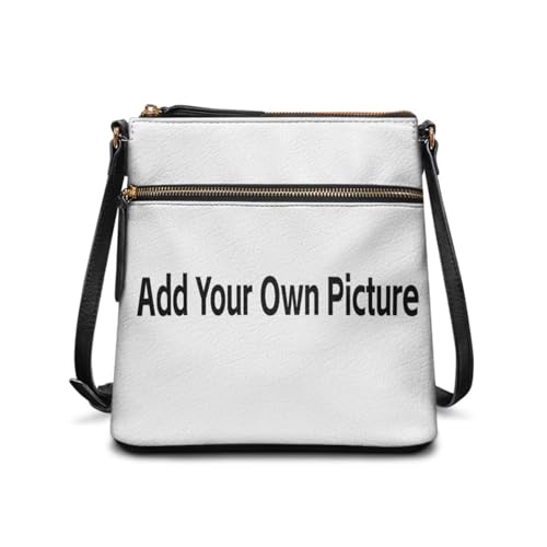 Image of Leather Women Crossbody Hobo Bag Satchel Purse Handbag with Adjustable Shoulder Strap and Zipper Pockets