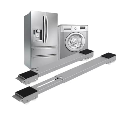 Suporte Base Especial Com Rodas para Máquina de Lavar Roupas, Móvel, Geladeira, Fogão. Suporte Máx 2
