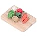 Hoseten Miniatura casa delle Bambole Patate vegetali Mini Verdure Carote Cavolo Tagliere in Argilla per Mini Cucina