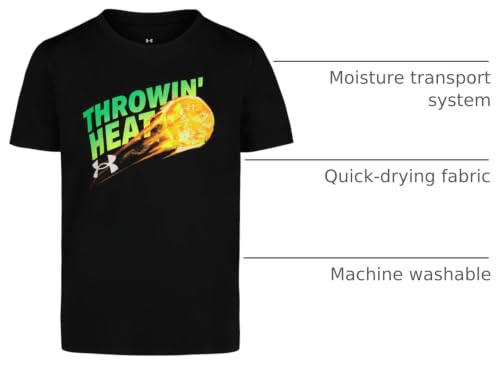 Image of Under Armour Boys' Short Sleeve Baseball Graphic T-Shirt, Lightweight & Breathable, Relaxed Fit