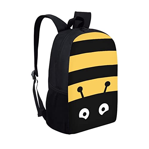 Modysero Lightweight Durable Large Capacity Boys Backpack Adjustable Strap Breathable 17 Inch Elementary School Backpack for Teen Boys Cartoon Bee Laptop Backpack for Kids2