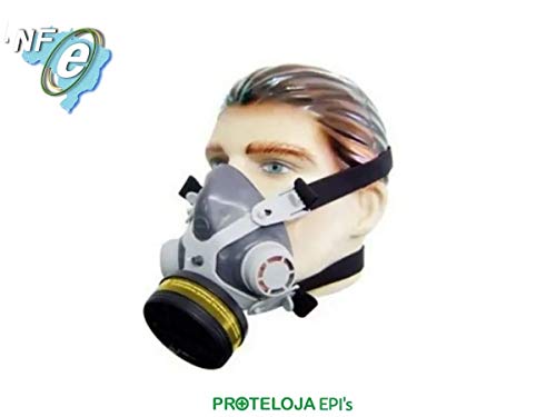 Mascara Com 1 Filtro Gratis Vapores E Gazes - Proteloja EPI's