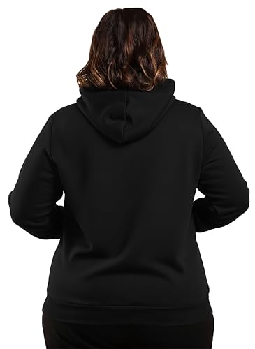 Image of Elite soul Women's Plus Size Zipper Hoodie | Front Zip Full Sleeve Hooded Sweatshirt | Casual Zipper Jacket | XL, 2XL, 3XL, 4XL, 5XL, 6XL
