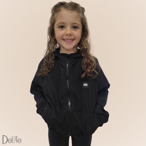 Jaqueta Corta Vento Masculino e Femenino Infantil Resistente á Água Ultra Leve sem Forro com Capuz e